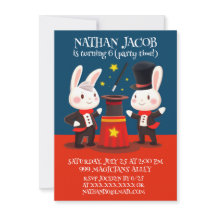 Magos de Coelho Cinto no Aniversário Mágico Palco