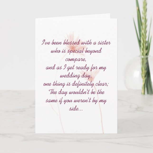 Convite Maid Of Honor Invitation (Frente)