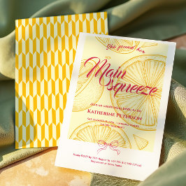 Convite Main Squeeze Citrus Chá de Bebê de Noiva Lemon Bri
