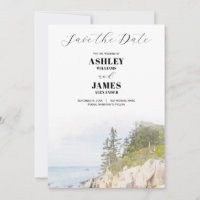 Maine Lighthouse Acadia Park Salve o Casamento da
