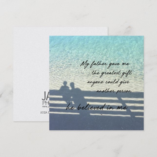 Convite MAIOR placa GIFT 5,25 x 5,25 (Frente/Verso)