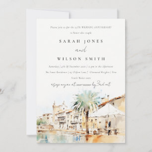 Convite Maiorca Espanha Paisagem Casamento Aniversário