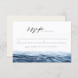 Convite MAIRI Ocean ou Lake Destination RSVP Card