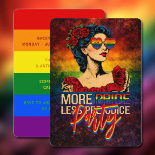 Convite Mais Orgulho Menos Preconceito Mês do Orgulho LGBT