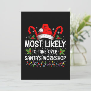 Convite Mais Propenso a Assumir a Oficina do Papai Noel no