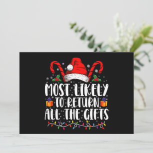 Convite Mais Propenso a Devolver Todos os Presentes de Nat