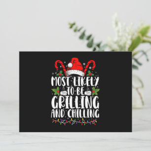 Convite Mais Propenso a Grelhar e Esfriar o Natal