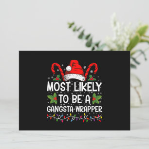Convite Mais Provável De Ser Um Gangsta Wrapper Família Xm