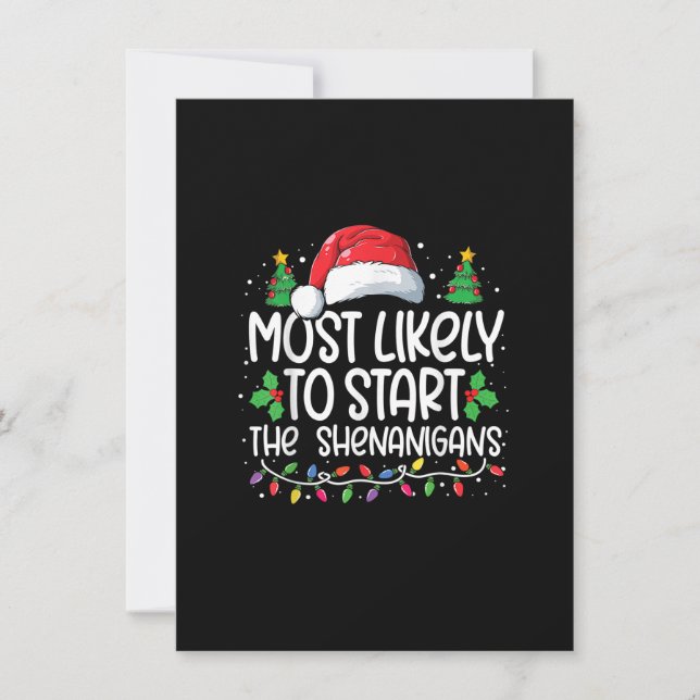 Convite Mais Provável Para Começar A Fama De Natal Dos She (Frente)