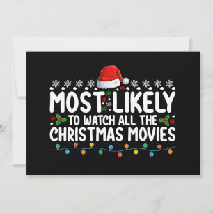 Convite Mais Provável Para Ver Todos Os Filmes De Natal