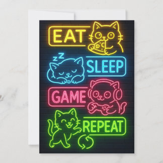 Convite Mais um jogo Carta de Cumprimentos Divertida de Ga