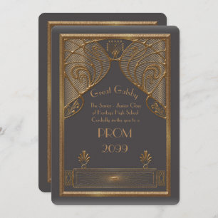 Convite Mais velho Baile de formatura-Junior, Excelente Ga