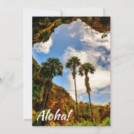 Convite Makauwahi Cave Palm Trees, Kauai, Havaí