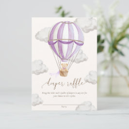 Convite Mal Podemos Esperar Bilhete da Rifa da Fralda de U