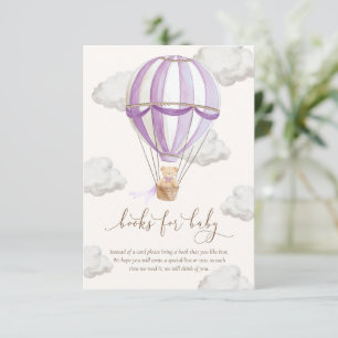 Convite Mal Podemos Esperar Livros de Ursinho de Pelúcia p