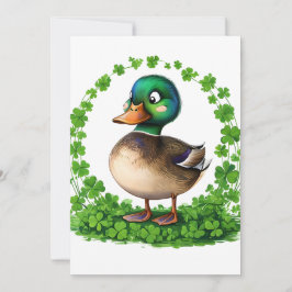 Convite Mallard em um Círculo de Vestuário