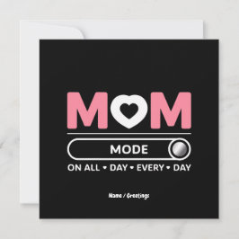 Convite Mama Mode (Modo Mamãe) O Dia Todo Dia de as mães