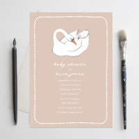 Mama Swan e Chá de fraldas Rosa