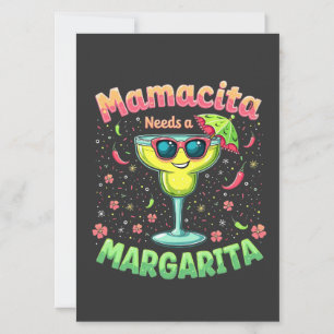 Convite Mamacita precisa de um partido Margarita Cinco de