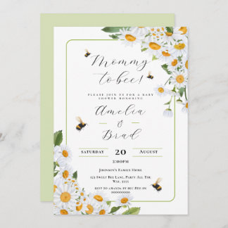 Convite Mamãe de abelhas para Abelhar o mais doce possível