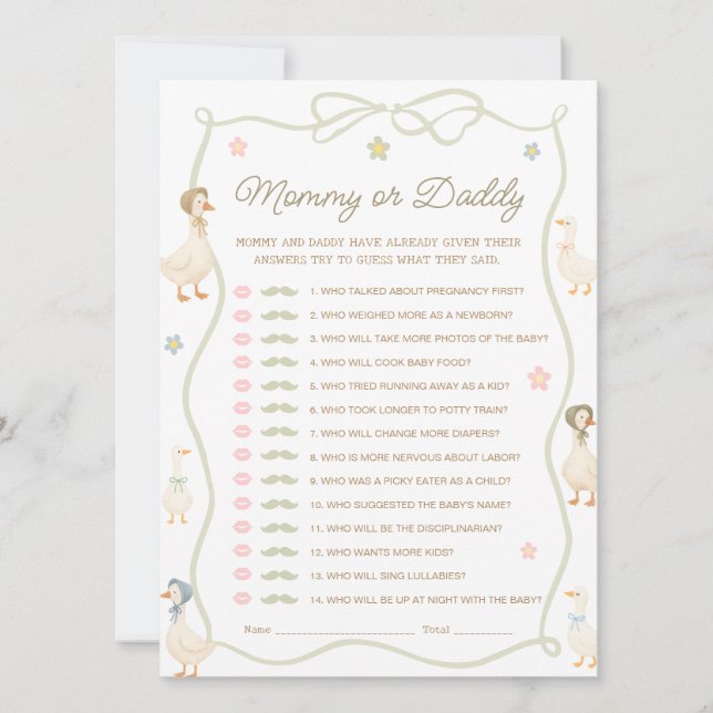 Convite Mamãe de Chá de fraldas ou Placa de Pai (Frente)