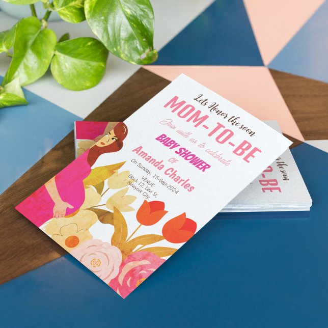 Convite Mamãe Estará (Criador carregado)