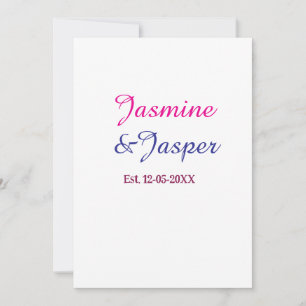 Convite Mamãe & Papai nome do casal de novos pais ano est.