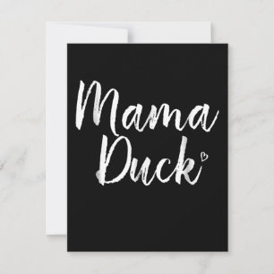 Convite Mamãe Pato, Pato Bonito, Dia das Mães, Presente 