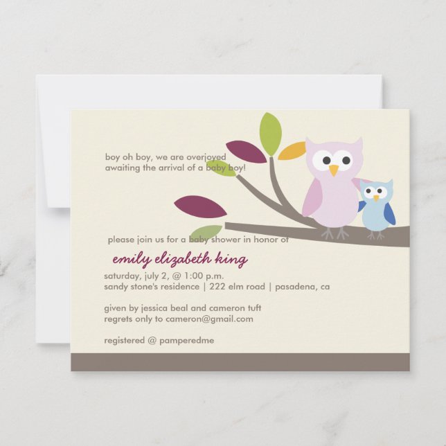 Convite Mamãe PixDezines+bebê para um chá (Frente)