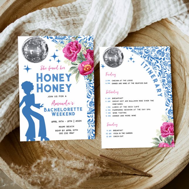 Convite Mamma mia Dancing Queen Bachelorette Itinerary (Criador carregado)