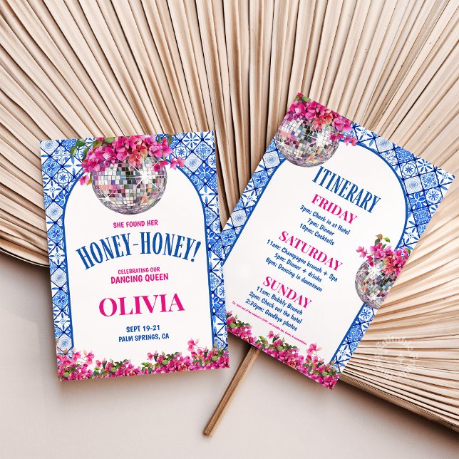 Convite Mamma Mia Ela Encontrou Seu Mel-Querido Bacheloret (Criador carregado)