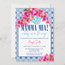 Mamma Mia Ela está tendo um bebê Chá de Bebê