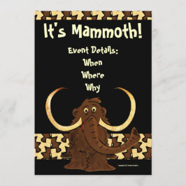 Convite Mamute Wooly