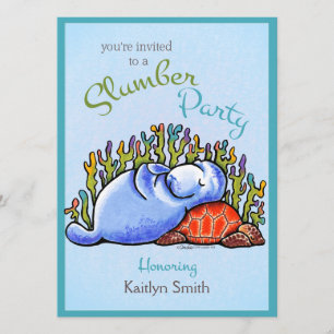 Convite Manatee Turtle Off-Leash Art™