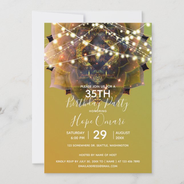 Convite Mandala Alma Cigana (Frente)