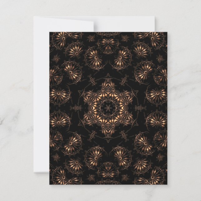 Convite Mandala da Idade do Bronze (Frente)