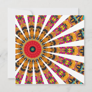 Convite  Mandala Decorativa 