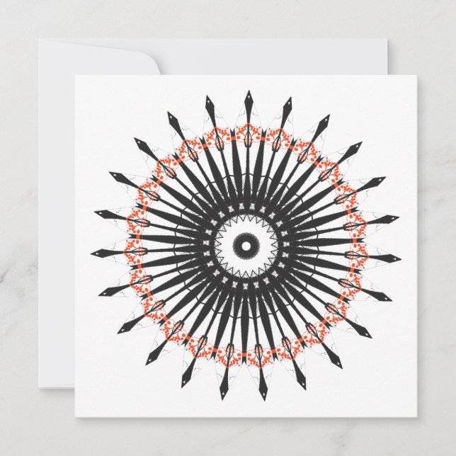 Convite  Mandala Decorativa  (Frente)