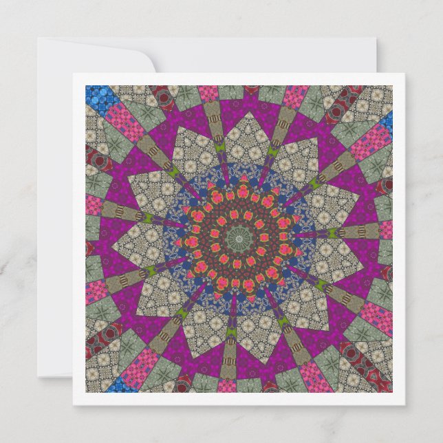 Convite  Mandala Decorativa  (Frente)