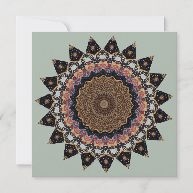 Convite  Mandala Decorativa  (Frente)