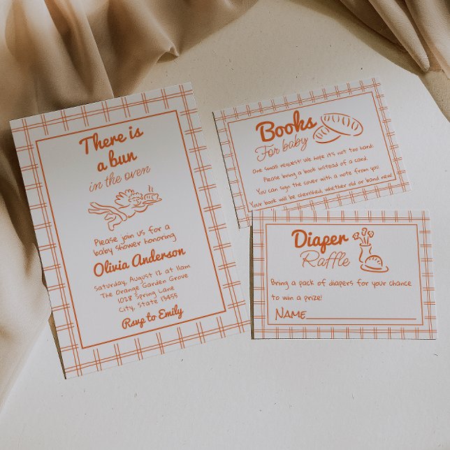 Convite Maneira Desenhada No Chá de fraldas De Anjo Cupido (Criador carregado)