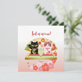 Convite Maneki Neko Lucky Poiluna