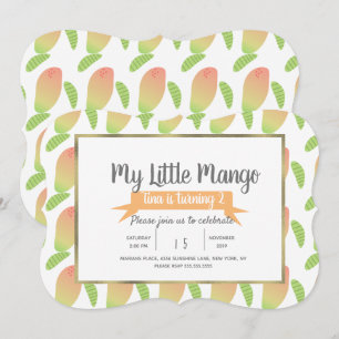 Convite Manga Pequeno Frutado