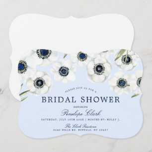 Convite Manhã Anemone   Floral Wedding