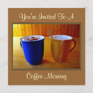 Convite Manhã do café