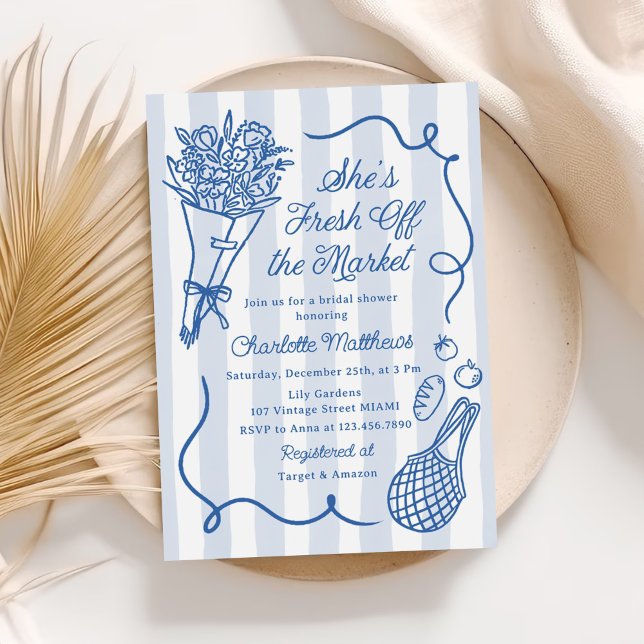 Convite Manipulado fresco do Chá de panela de mercado (Criador carregado)