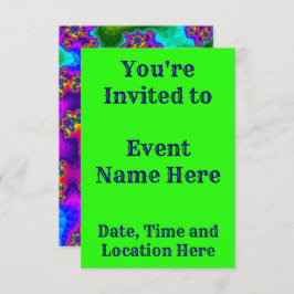 Convite Manipuladores FLORAIS Arco-Íris