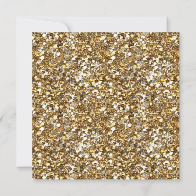 Convite Mans Dourados Com Idade Até A 50ª Festa de anivers (Verso)