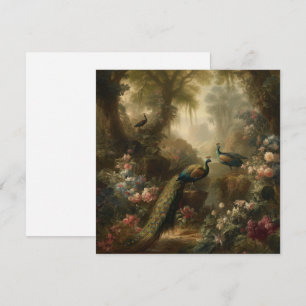 Convite Mansão Trio do Pavão do Bosque Inglês Convocar