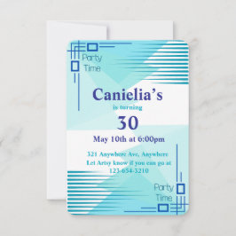 Convite Mantendo-O Teal